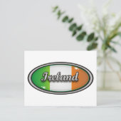 Vlag 1 van Ierland Briefkaart (Staand voorkant)