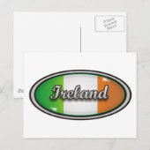Vlag 1 van Ierland Briefkaart (Voorkant / Achterkant)