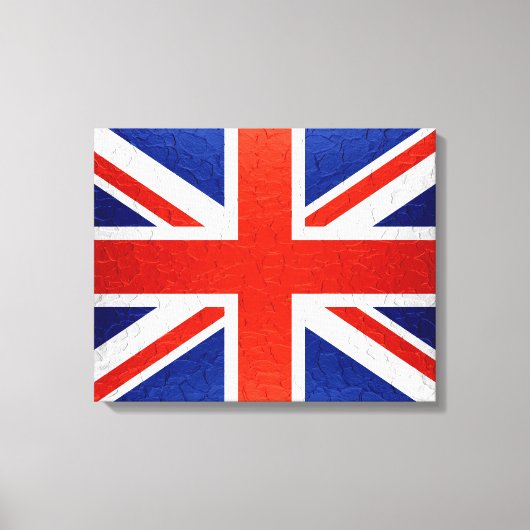 Vlag 2 Verenigd Koninkrijk Canvas Afdruk (Voorkant)