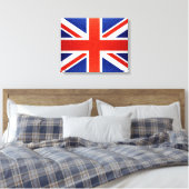 Vlag 2 Verenigd Koninkrijk Canvas Afdruk (Insitu (Slaapkamer))