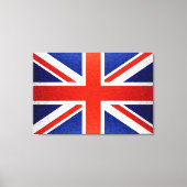 Vlag 2 Verenigd Koninkrijk Canvas Afdruk (Voorkant)