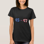 Vlag 45 &amp; 47 Trump 2024 Shirt Republikeinse Su (Voorkant)