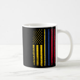 Vlag 4 juli VS Colombiaanse vlag  Koffiemok