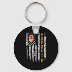  Vlag 516e Signaal Brigade Militaire Vet Sleutelhanger