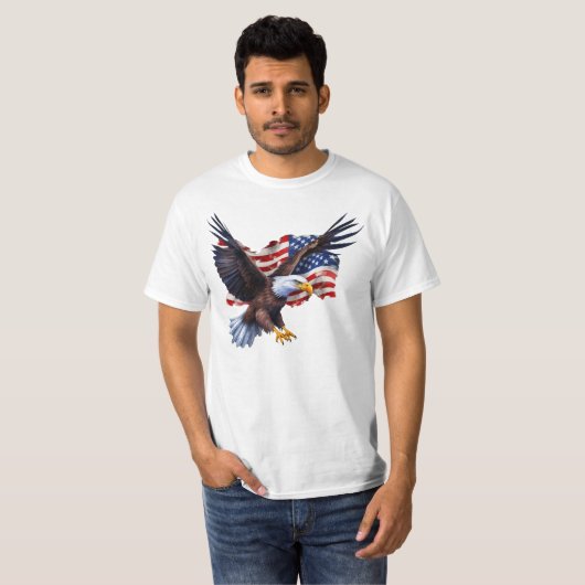 Vlag/Adelaar - T-shirt (Voorkant volledig)