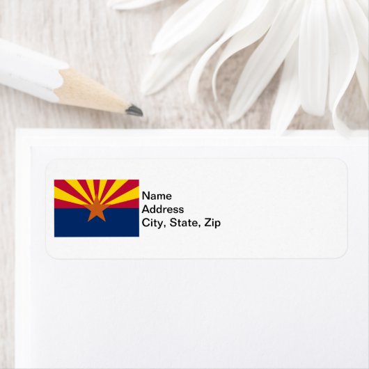 Vlag Adres Staat Arizona Etiket (Insitu)