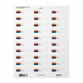 Vlag Adres Staat Arizona Etiket (Full Sheet)