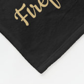 Vlag Afstuderen brandweerkorps van de brandweeraca Fleece Deken (Hoek)