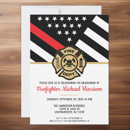 Vlag Afstuderen brandweerkorps van de brandweeraca Kaart