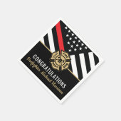 Vlag Afstuderen brandweerkorps van de brandweeraca Servet (Hoek)