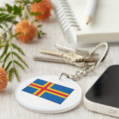vlag Åland Sleutelhanger (Voorkant Rechts)