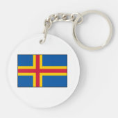 vlag Åland Sleutelhanger (Achterkant)