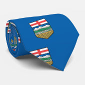vlag Alberta (Alternate Version) Stropdas (Opgerold)