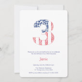 Vlag Alfresco Garden 3e verjaardag Kaart (Voorkant)