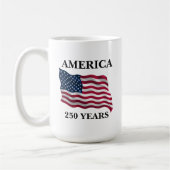 Vlag Amerika 250 jaar Koffiemok (Links)