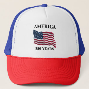 Vlag Amerika 250 Jaar Trucker Pet