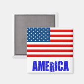 Vlag Amerika Magneet (Voorkant / Achterkant)