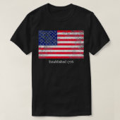 Vlag Amerika Pr. T-shirt (Design voorkant)