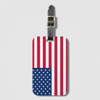 Vlag Amerikaans land Bagagelabel
