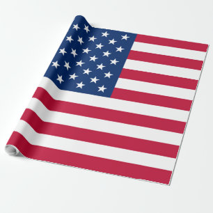 Vlag Amerikaans land Cadeaupapier