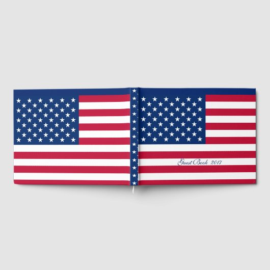 Vlag Amerikaans land Gastenboek (Volledig)