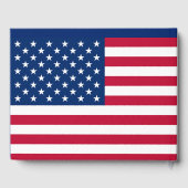 Vlag Amerikaans land Gastenboek (Achterkant)