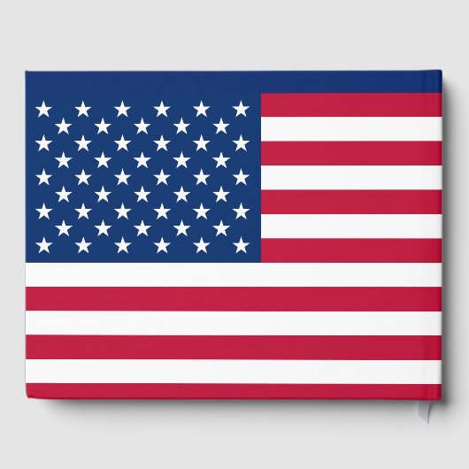 Vlag Amerikaans land Gastenboek (Achterkant)