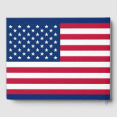 Vlag Amerikaans land Gastenboek (Achterkant)