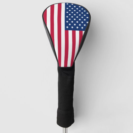 Vlag Amerikaans land Golfheadcover (Voorkant)