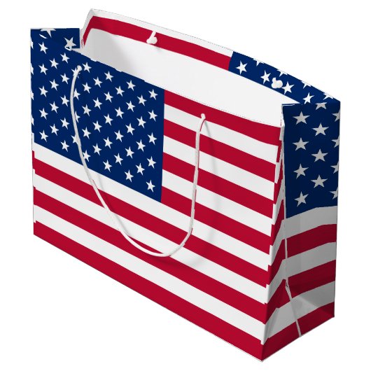 Vlag Amerikaans land Groot Cadeauzakje (Achterkant Gekanteld)