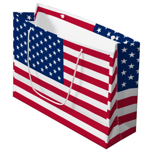 Vlag Amerikaans land Groot Cadeauzakje (Voorkant Gekanteld)
