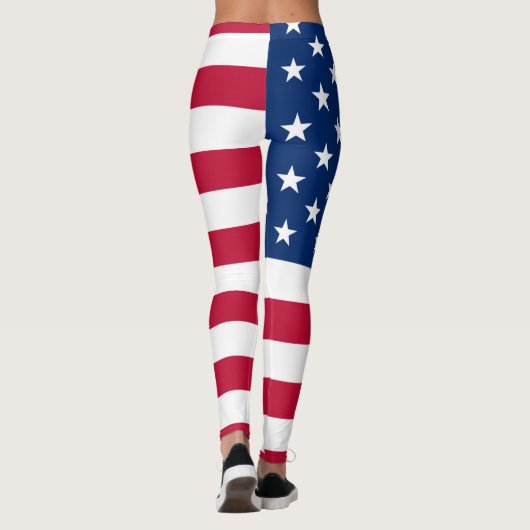 Vlag Amerikaans land Leggings (Achterkant)