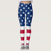 Vlag Amerikaans land Leggings (Voorkant)