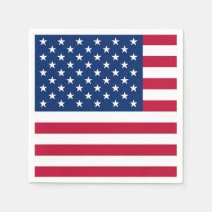 Vlag Amerikaans land Servetten