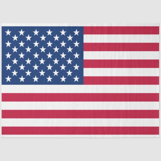 Vlag Amerikaans land Tissuepapier (Voorkant)