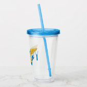 Vlag Amerikaanse Maagdeneilanden Acryl Drinkbeker (Links)