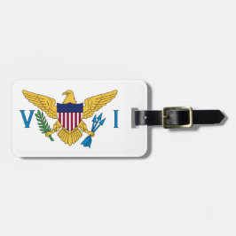 Vlag Amerikaanse Maagdeneilanden Bagagelabel