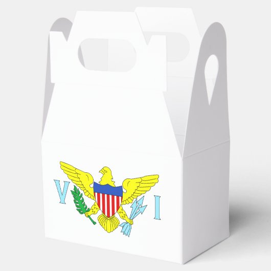 Vlag Amerikaanse Maagdeneilanden Bedankdoosjes (Geopend)