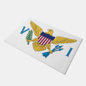 Vlag Amerikaanse Maagdeneilanden Deurmat (Schuin)