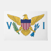 Vlag Amerikaanse Maagdeneilanden Deurmat (Voorkant)