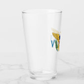 Vlag Amerikaanse Maagdeneilanden Glas (Rechts)