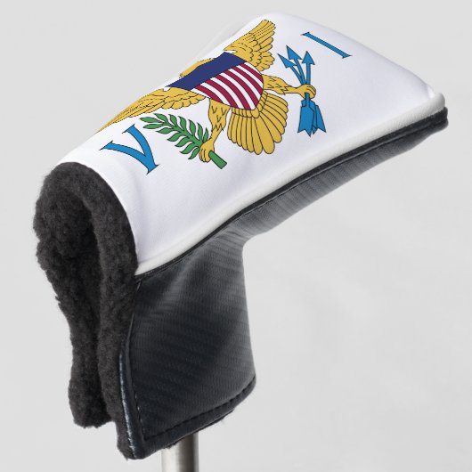 Vlag Amerikaanse Maagdeneilanden Golfheadcover (3/4 voorkant)