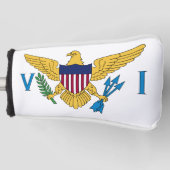 Vlag Amerikaanse Maagdeneilanden Golfheadcover (Voorkant)