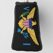 Vlag Amerikaanse Maagdeneilanden Golfheadcover (Draai 90)