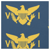 Vlag Amerikaanse Maagdeneilanden (groot) marinebla Stof (Close Up)
