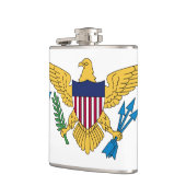 Vlag Amerikaanse Maagdeneilanden Heupfles (Links)