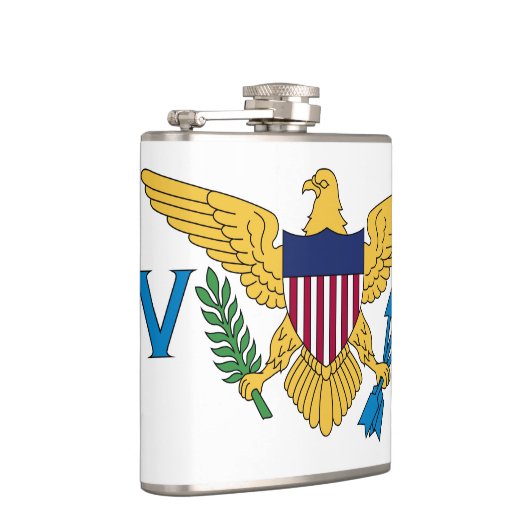 Vlag Amerikaanse Maagdeneilanden Heupfles (Rechts)