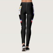 Vlag Amerikaanse Maagdeneilanden Leggings (Achterkant)