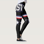 Vlag Amerikaanse Maagdeneilanden Leggings (Rechts)