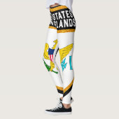vlag Amerikaanse Maagdeneilanden Leggings (Links)